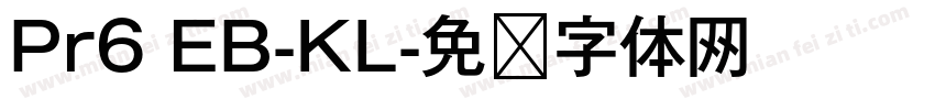 Pr6 EB-KL字体转换